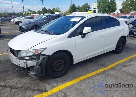 2013 Honda Civic Lx из США, поврежденный, VIN 2HGFB2F56DH601354